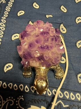 Amethyst Turtle Figurine night light